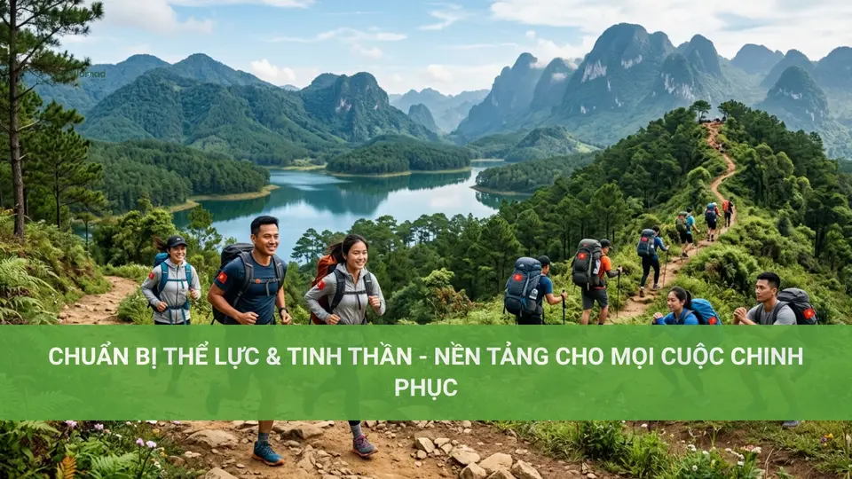 Trekking là gì? Tìm hiểu ý nghĩa và phân biệt Chuẩn Bị Thể Lực & Tinh Thần – Nền Tảng Cho Mọi Cuộc Chinh Phục