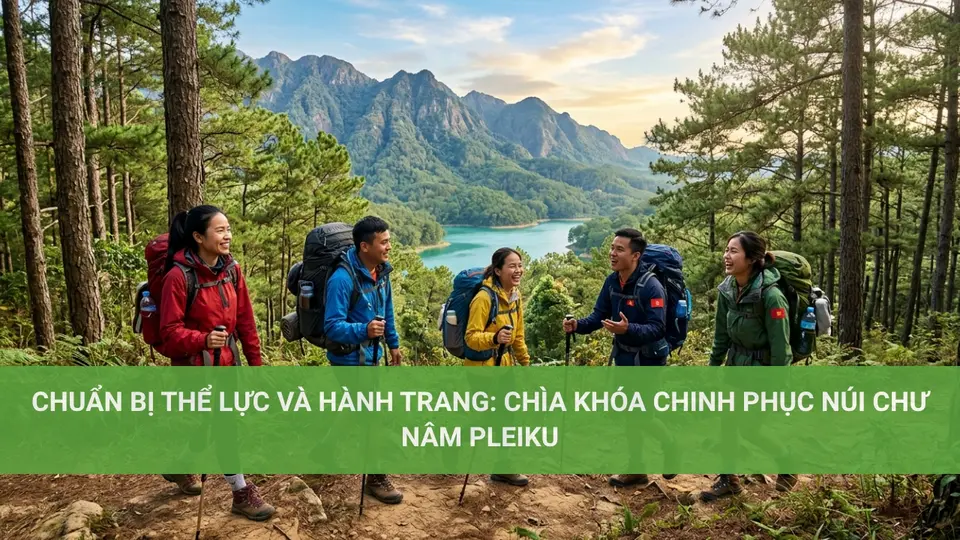 Chuẩn bị thể lực và hành trang: Chìa khóa chinh phục núi Chư Nâm Pleiku