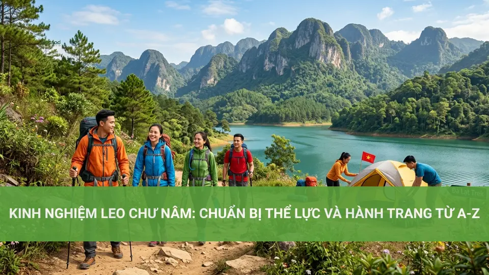 Chinh Phục Đỉnh Chư Nâm: Hành Trình Đáng Nhớ Kinh nghiệm leo Chư Nâm: Chuẩn bị thể lực và hành trang từ A-Z