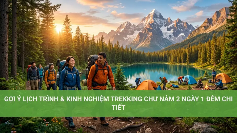 Gợi Ý Lịch Trình & Kinh Nghiệm Trekking Chư Nâm 2 Ngày 1 Đêm Chi Tiết