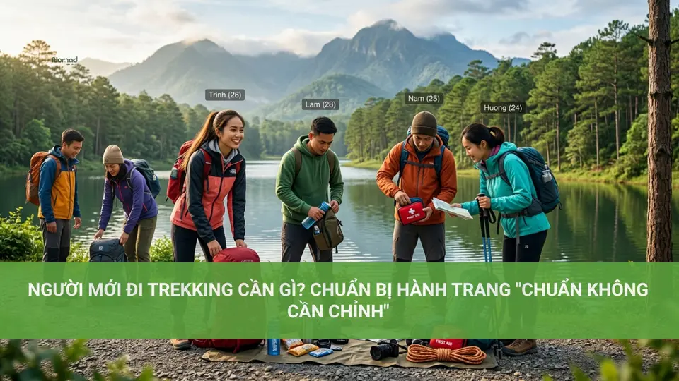 Kinh Nghiệm Trekking Cho Người Mới Bắt Đầu Người Mới Đi Trekking Cần Gì? Chuẩn Bị Hành Trang “Chuẩn Không Cần Chỉnh”