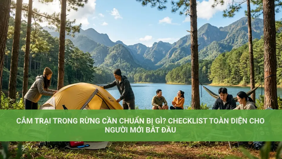 Cắm Trại Trong Rừng Cần Chuẩn Bị Gì? Checklist Toàn Diện Cho Người Mới Bắt Đầu