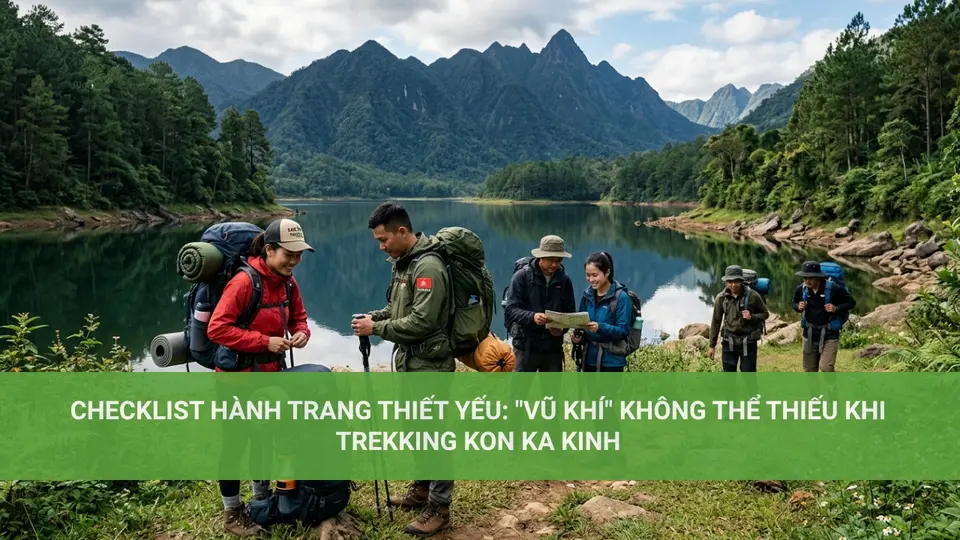 Trekking at Kon Ka Kinh: Explore Nature's Beauty Checklist Hành Trang Thiết Yếu: “Vũ Khí” Không Thể Thiếu Khi Trekking Kon Ka Kinh