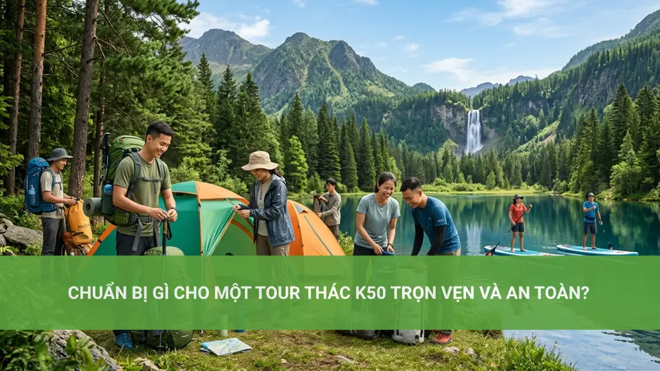 Chuẩn bị gì cho một tour thác K50 trọn vẹn và an toàn?