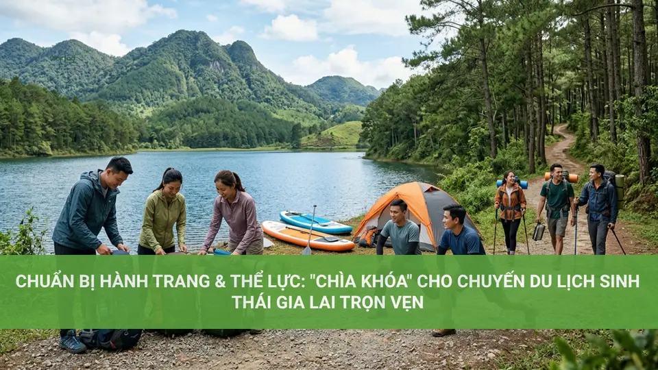 Chuẩn bị hành trang & thể lực: “Chìa khóa” cho chuyến du lịch sinh thái Gia Lai trọn vẹn