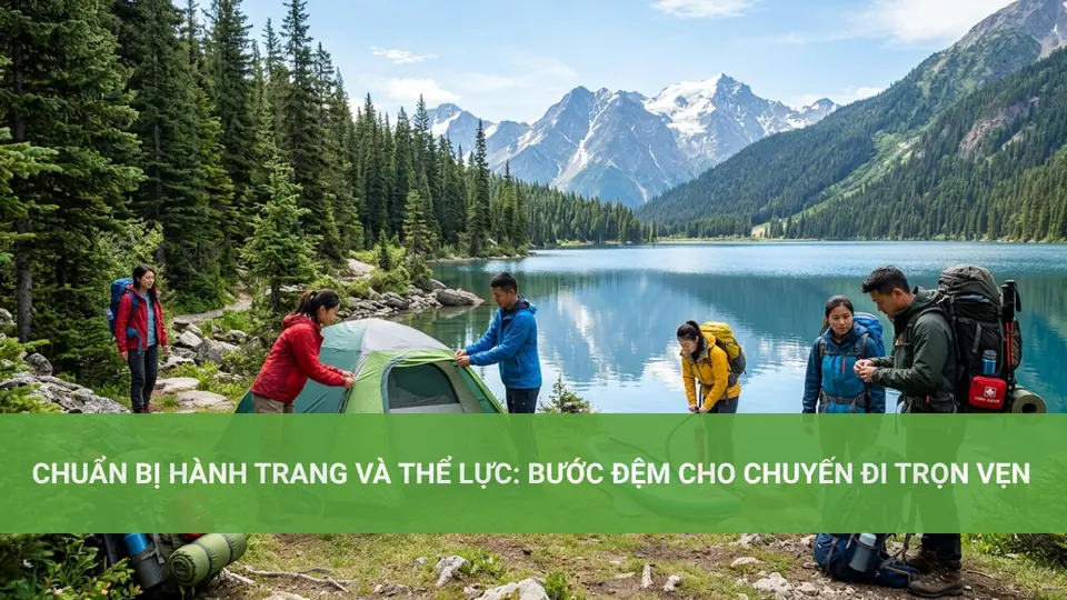Chuẩn bị hành trang và thể lực: Bước đệm cho chuyến đi trọn vẹn