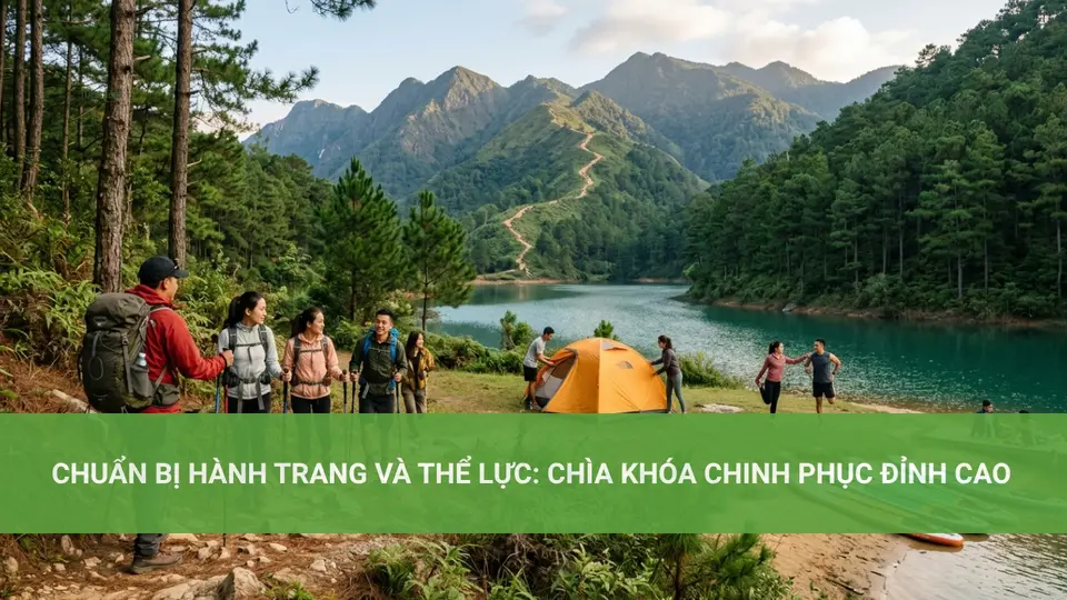 Chuẩn bị hành trang và thể lực: Chìa khóa chinh phục đỉnh cao