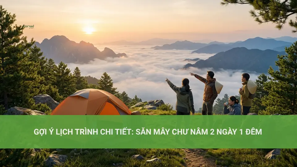 Gợi Ý Lịch Trình Chi Tiết: Săn Mây Chư Nâm 2 Ngày 1 Đêm