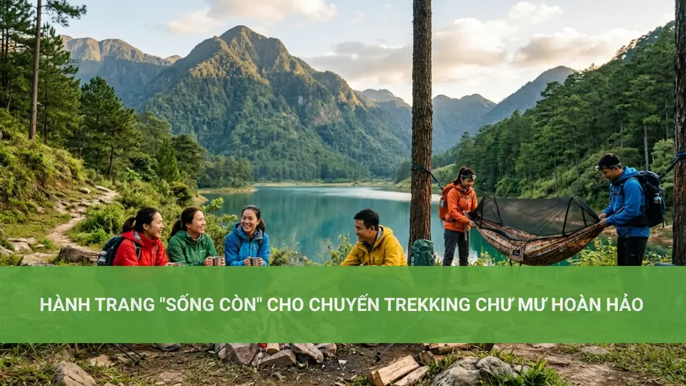 Hành Trang “Sống Còn” Cho Chuyến Trekking Chư Mư Hoàn Hảo