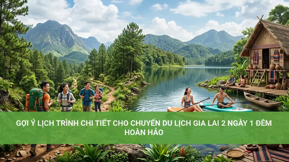 Gợi ý lịch trình chi tiết cho chuyến du lịch Gia Lai 2 ngày 1 đêm hoàn hảo