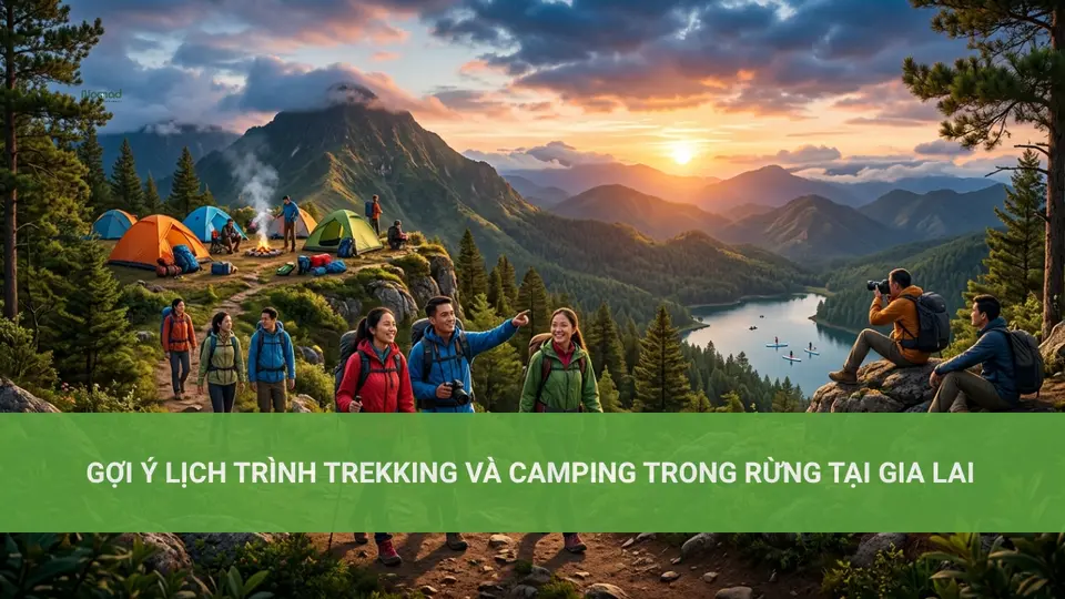 Gợi Ý Lịch Trình Trekking và Camping Trong Rừng Tại Gia Lai