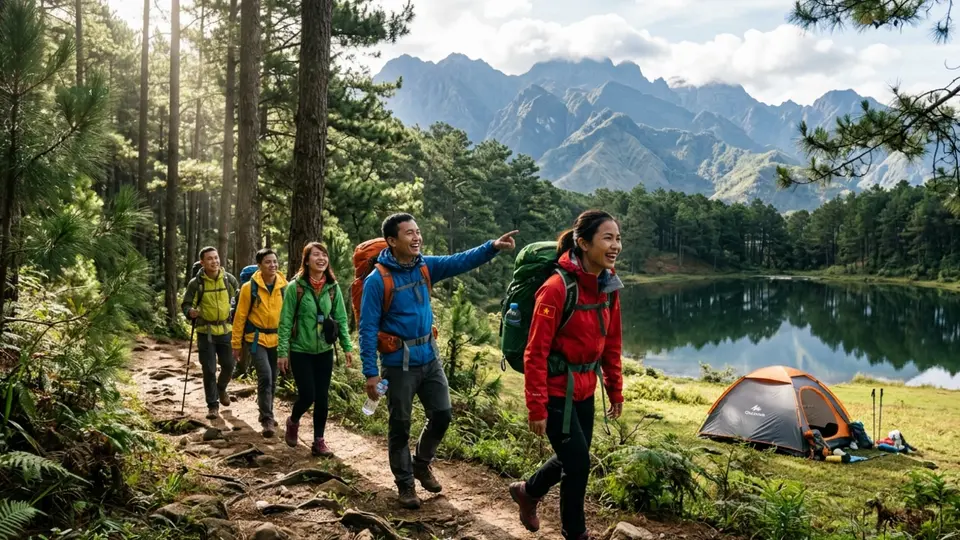 Giày trekking phù hợp cho chuyến đi dài và đảm bảo thoải mái