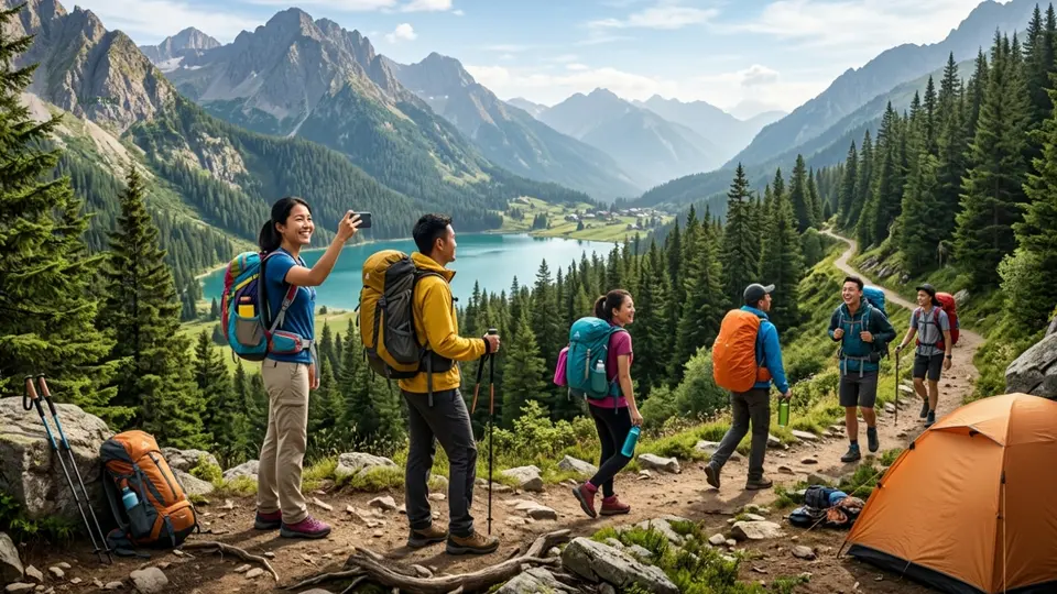 Sự khác biệt giữa trekking và hiking trong thiên nhiên Việt Nam.