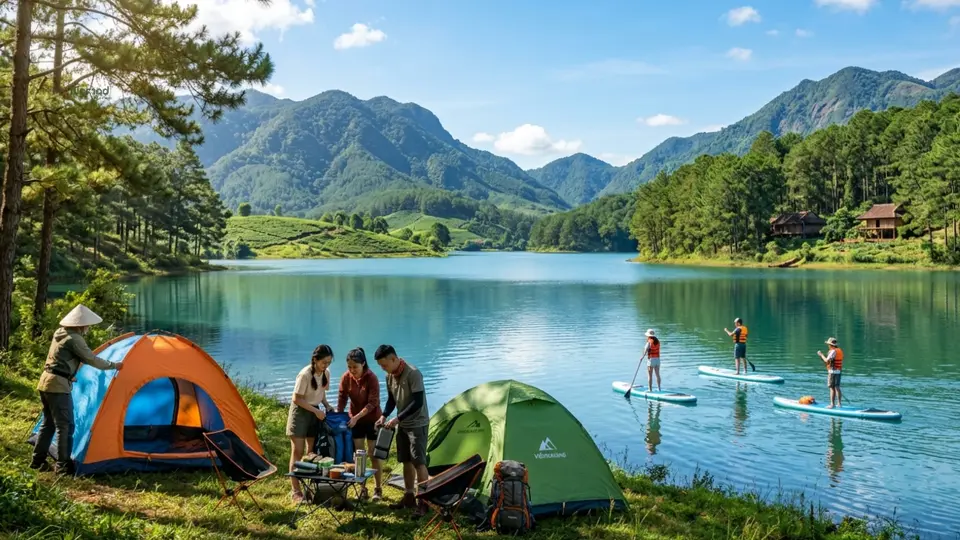 Cảnh đẹp của Biển Hồ Chè Gia Lai, hồ tuyệt đẹp giữa thiên nhiên yên bình