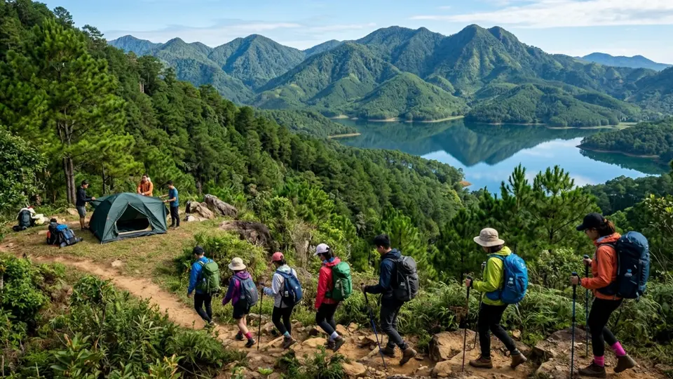 Đường trekking đẹp ở Gia Lai với cảnh quan hùng vĩ