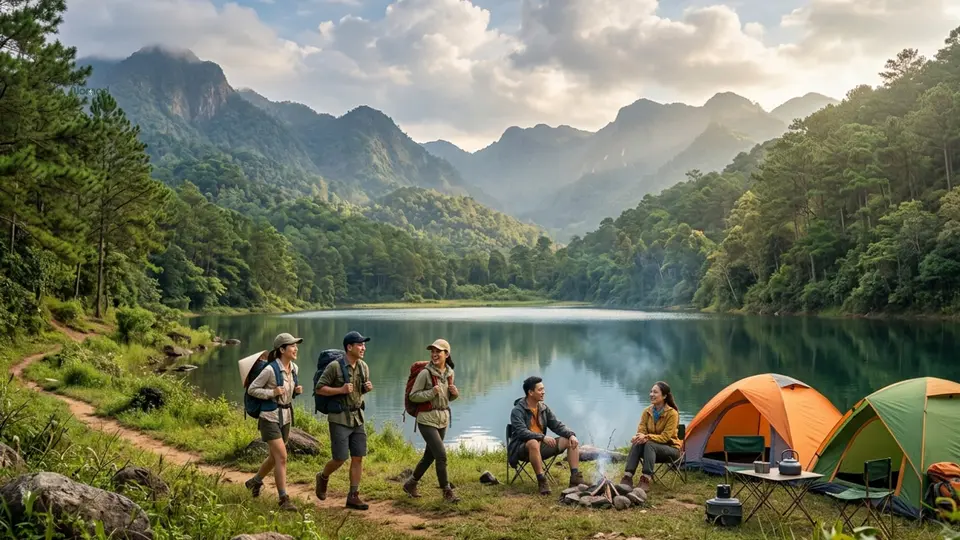 Khám phá Vườn Quốc Gia Kon Ka Kinh, nơi lý tưởng cho yêu thích thiên nhiên.