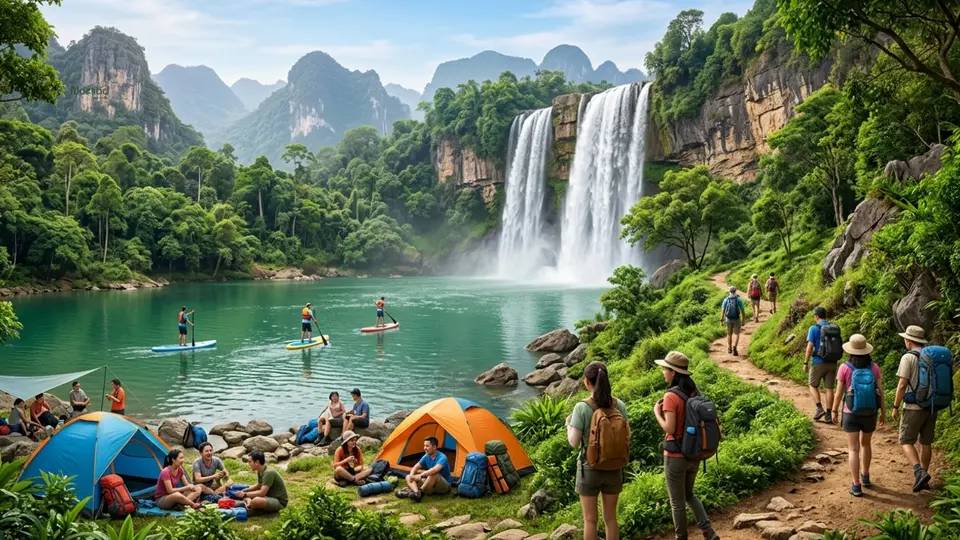Thác Phú Cường Gia Lai, điểm đến tuyệt đẹp cho những người yêu thiên nhiên.