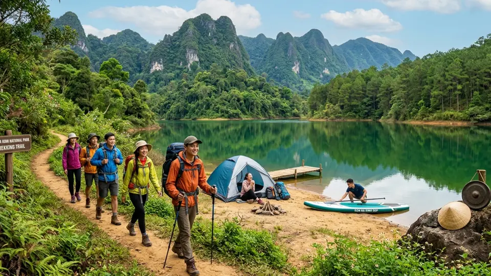 Đường mòn trekking tuyệt đẹp tại Vườn Quốc gia Kon Ka Kinh